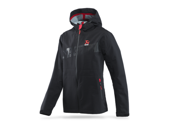 Akrapovic Womens Corpo Rain Jacket Black - 2XL - 802079