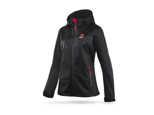 Akrapovic Womens Corpo Softshell Jacket Black - L - 802090