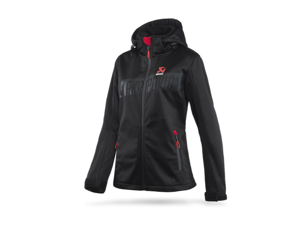 Akrapovic Womens Corpo Softshell Jacket Black - XL - 802091