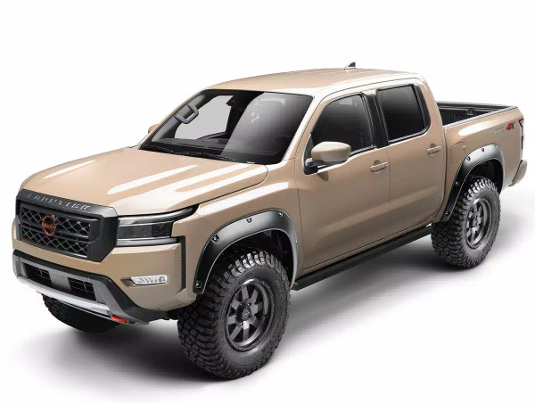 Bushwacker 22-23 Nissan Frontier Pocket Style Fender Flares 4pc - Black - 70911-02