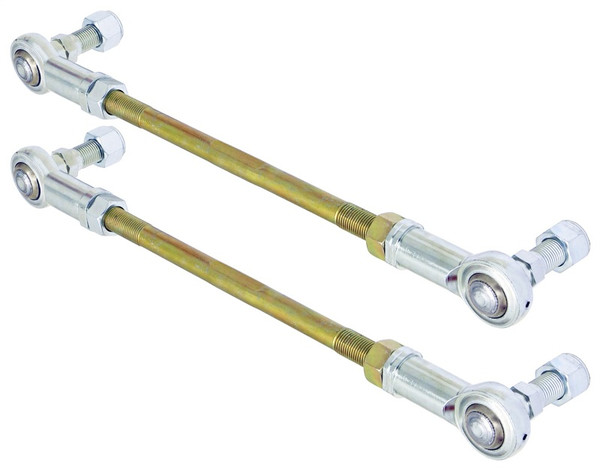 RockJock Adjustable Sway Bar End Link Kit 12 1/2in Long Rods w/ Heims and Jam Nuts pair - RJ-253203-101