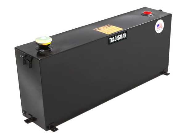 Tradesman Steel Rectangular Liquid Storage Tank (Full Size) - Black - 73090