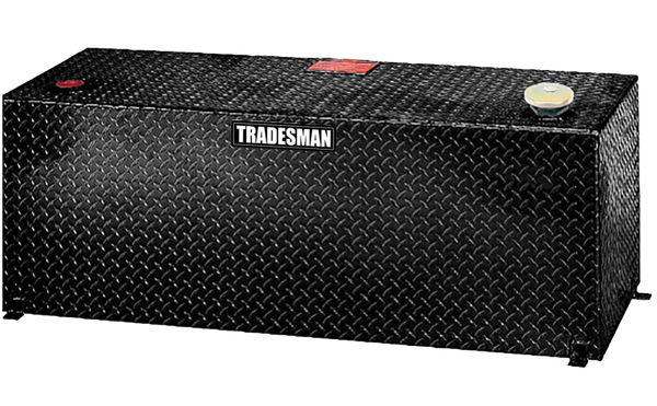 Tradesman Aluminum Rectangular Liquid Storage Tank (100 Gallon Capacity) - Black - 73199