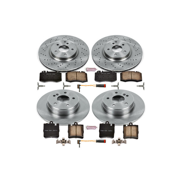 Power Stop 2004 Mercedes-Benz C230 Front & Rear Autospecialty Brake Kit - KOE2791
