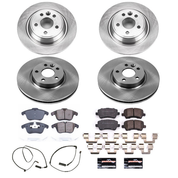 Power Stop 12-15 Land Rover Range Rover Evoque Front & Rear Autospecialty Brake Kit - KOE6276