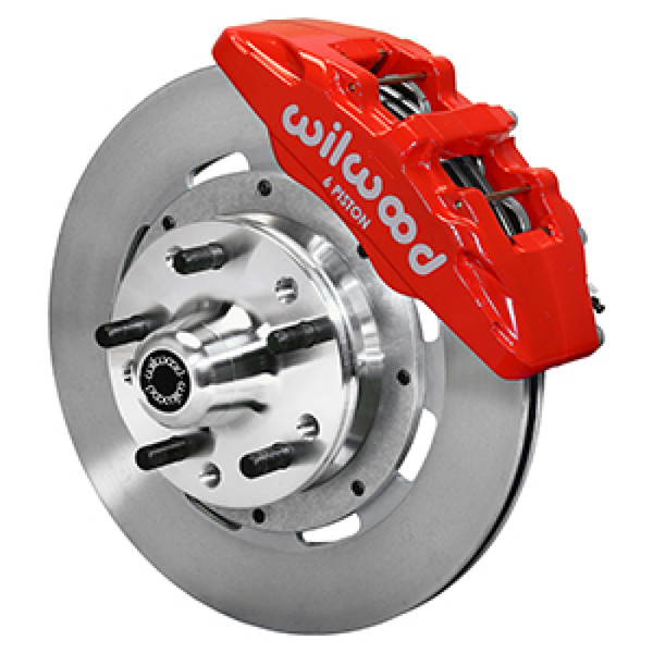 Wilwood 97-93 Mopar A/B/E/F/J Body Dynapro 12.19x0.81 Six Piston Front BBK - Red - 140-17321-R