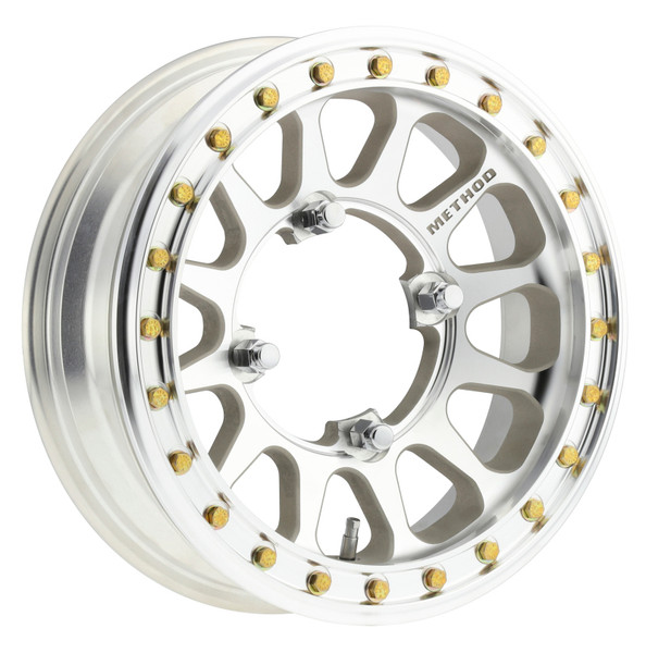 Method MR401-R UTV Beadlock 15x5 / 2.5+2.5/0mm Offset / 4x156 / 127mm CB Machined - Raw Wheel - MR40155046300B2