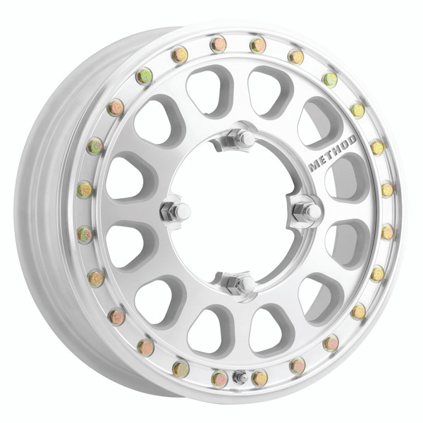 Method MR401-R UTV Beadlock 15x5 / 5+0/43mm Offset / 4x136 / 106mm CB Machined - Raw Wheel - MR40155047346B2