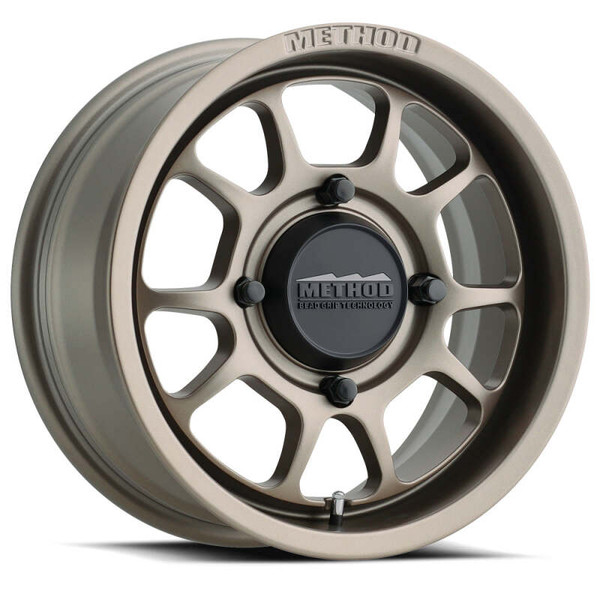 Method MR409 Bead Grip 15x7 / 5+2/38mm Offset / 5x4.5 / 72 CB Steel Grey Wheel - MR40957012452