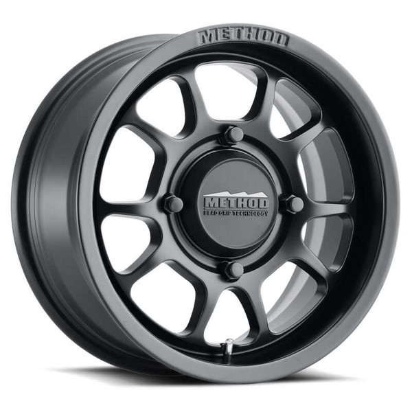 Method MR409 Bead Grip 15x7 / 5+2/38mm Offset / 5x4.5 / 72 CB Matte Black Wheel - MR40957012552