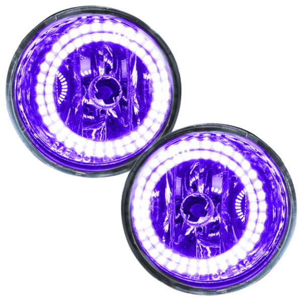 Oracle Lighting 04-15 Nissan Titan Pre-Assembled LED Halo Fog Lights -UV/Purple - 8177-007
