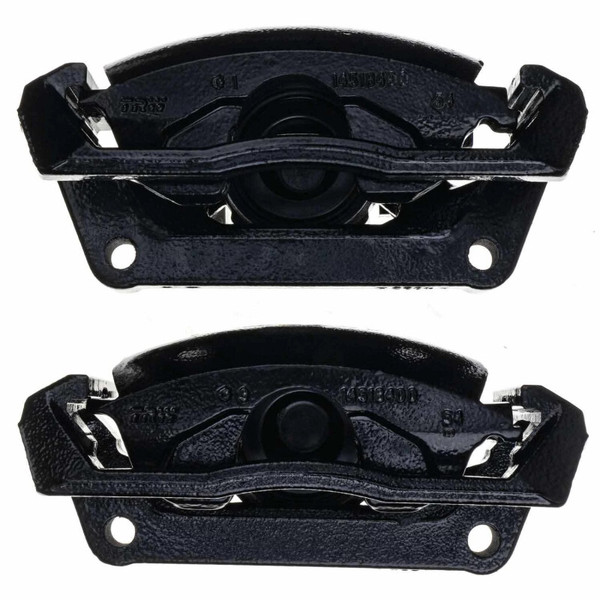 Power Stop 11-18 Ram 1500 Rear Black Calipers - Pair (w/Bracket) - S4836BLK