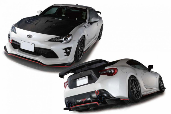 VARIS ARISING I REAR SIDE SPLITTER FINS FOR 2016-19 TOYOTA 86 [ZN6] VATO-089