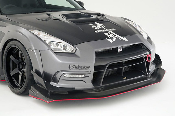 VARIS KAMIKAZE R VER. 2 CARBON BIG CANARD FOR R35 NISSAN GT-R