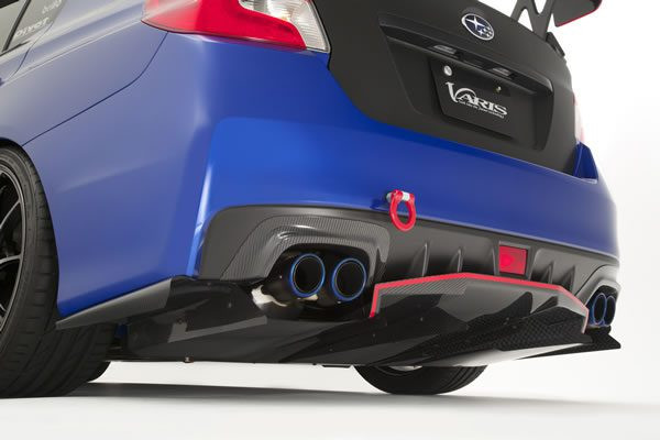 VARIS REAR DIFFUSER CENTER FINS (REPLACEMENT) FOR 2015-19 SUBARU WRX STI [VAB] VASU-169