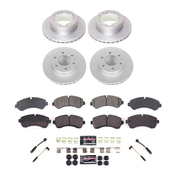 Power Stop 19-20 Mercedes-Benz Sprinter 4500 Rear Z23 Coated Brake Kit - CRK8431