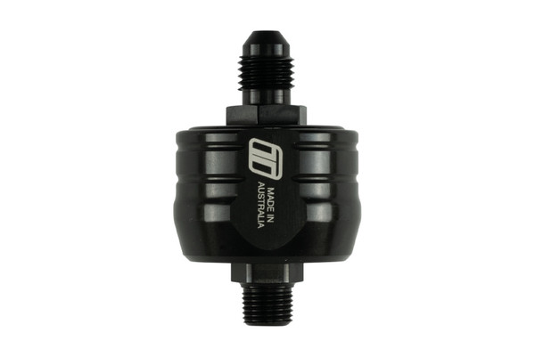 Turbosmart Turbo Oil Filter 44um -4AN Inlet 1/8in NPT Outlet - TS-0804-2201