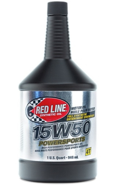 Red Line 15W50 Powersports Motor Oil - Quart - 42104