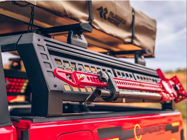 RealTruck 16-24 Toyota Tacoma 5ft. Bed GoRack Overland Truck Rack - Black - 9350101