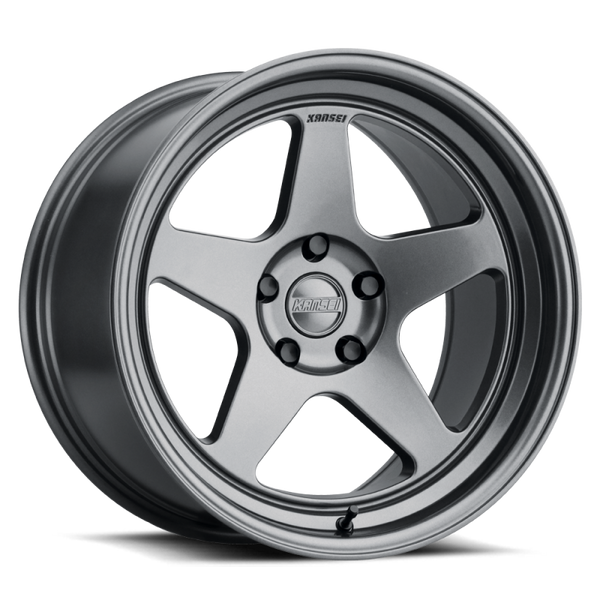 Kansei K12G Knp 19x9.5in / 5x114.3 BP / 35mm Offset / 73.1mm Bore - Gunmetal Wheel - K12G-199512+35