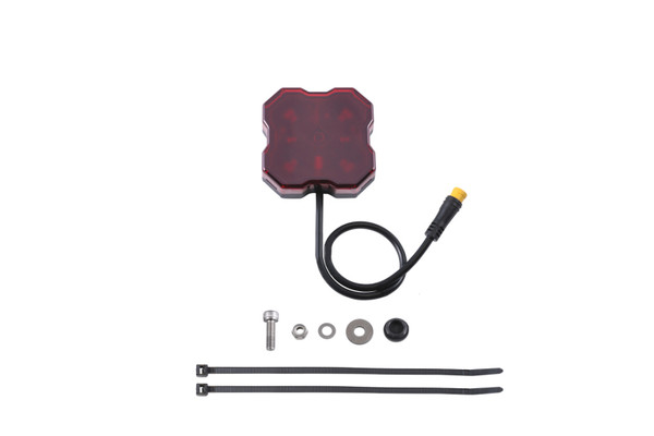 Diode Dynamics Stage Series Single Color LED Rock Light - Red M8 (one) - DD7437