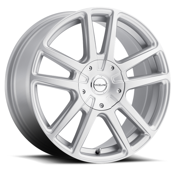Raceline 145S Encore 15x7in / 5x100/5x114.3 BP / 40mm Offset / 72.62mm Bore - Gloss Silver Wheel - 145S-57089+40