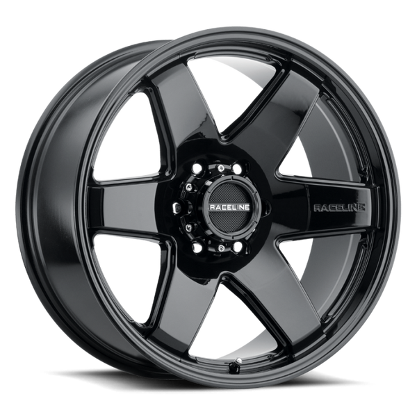 Raceline 942B Addict 20x8.5in / 6x135 BP / 35mm Offset / 87.1mm Bore - Gloss Black Wheel - 942B-28565+35
