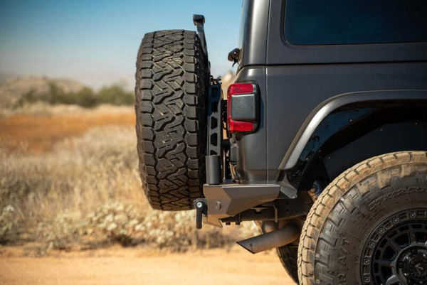 DV8 Offroad 18-23 Jeep Wrangler JL MTO Series Bumper Spare Tire Swing Gate - TCJL-13