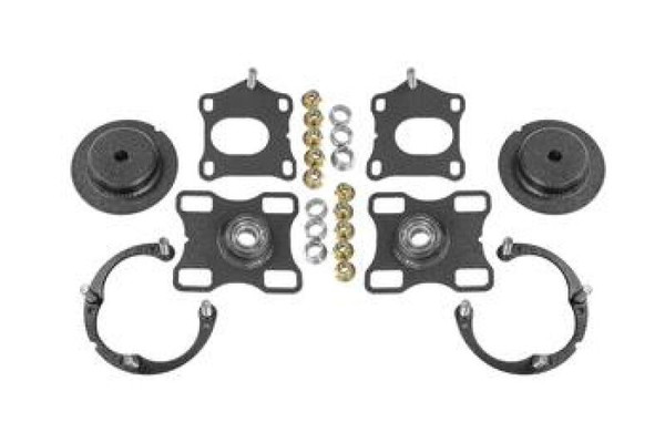 BMR 11- 14 Ford Mustang / Shelby GT500 Caster Camber Plates - Black Hammertone - WAK751H