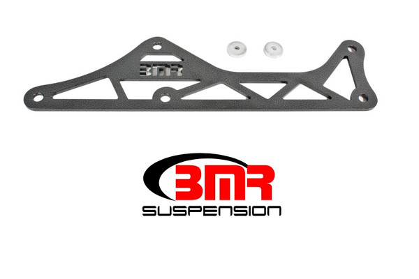 BMR 16-17 6th Gen Camaro Aluminum Driveshaft Tunnel Brace - Black Hammertone - DTB006H