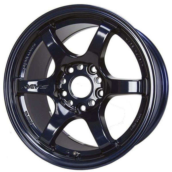 Gram Lights 57DR-X 17X8.5 -10 6-139.7 Dark Blue Chrome Coating - WGIXP-10KNC