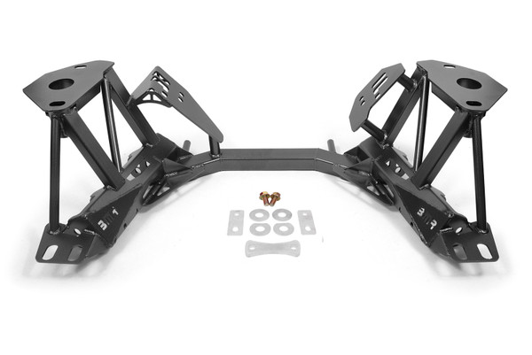 BMR 79-95 Ford Mustang K-Member Premium Version w/Spring Perches - Black Hammertone - KM733H