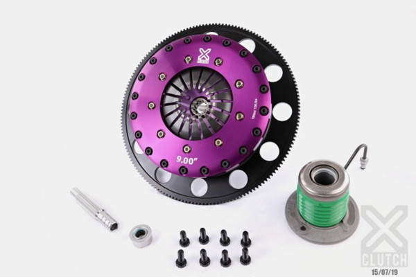 XClutch 05-10 Ford Mustang GT 4.6L 9in Twin Solid Organic Clutch Kit - XKFD23657-2G
