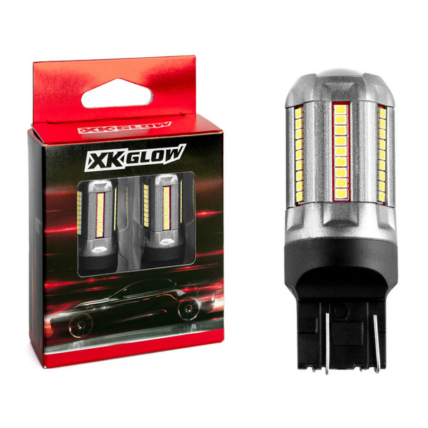 XK Glow 2pc White 7443 Auto Bulb - XK7443-W