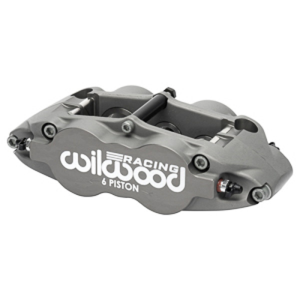 Wilwood Caliper Forged Narrow Superlite 6R R/H 1.62in/1.12in/1.12in Pistons .38in Rotor - Anodized - 120-17507
