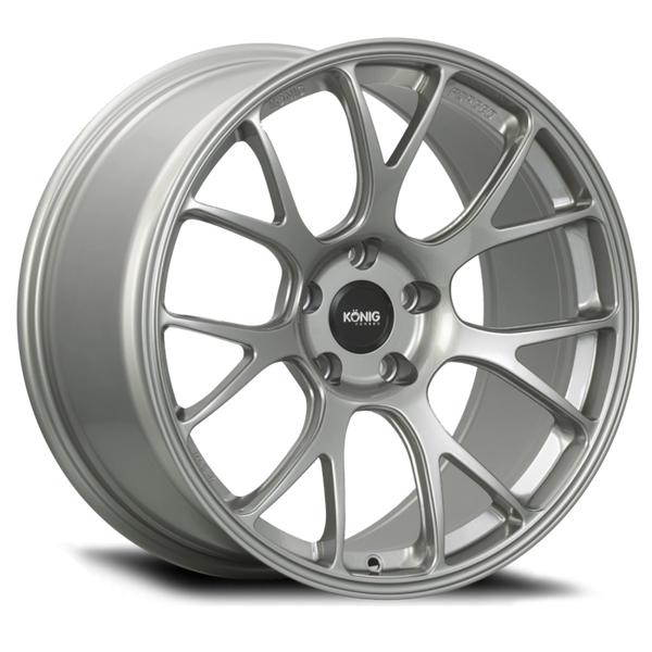 Konig Forged F1M 18X9.5 5X120 ET35 Ash Silver Knurled Bead - F1MN852035S