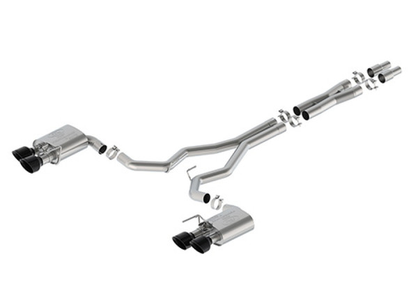Ford Racing 2024 Mustang Dark Horse 5.0L Extreme Active Cat-Back Exhaust - Black Tip - M-5200-DHE