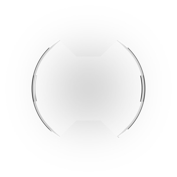 KC HiLiTES SlimLite 8in. LED Light Shield (Shield Only) - Clear - 5207