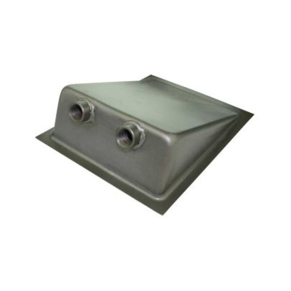 Moroso Gas Tank Sump W/ Two 1/2in NPT Female Fittings - C4041