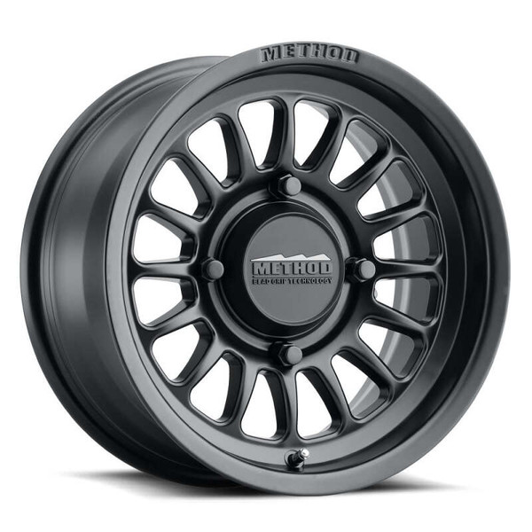 Method MR411 Bead Grip 15x7.0 +38mm Offset 6x139.7 BP 78.30mm CB Matte Black Wheel - MR41157060552