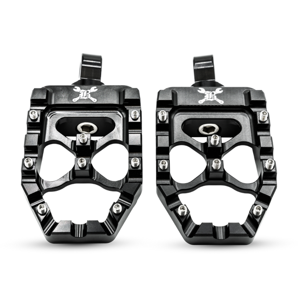 Burly Brand 97-22 Sportster/Dyna MX-Evolution Pegs - Black - B13-1015B