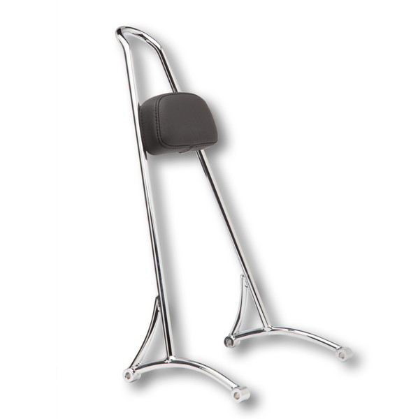 Burly Brand Tall Sissy Bar 20in - Chrome - B13-1501C