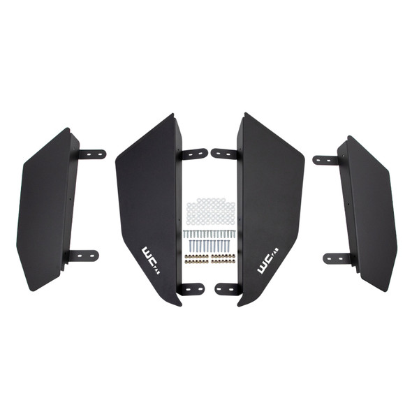 Wehrli 2019+ Honda Talon 1000X 4 Seat Lower Door Kit - Fine Texture Black - WCF102028-FTB