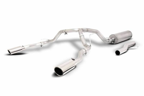 Gibson 21-22 GMC Yukon Denali/ Chevrolet Tahoe High Country 6.2L 2/4wd Cat-Back Dual Split Exhaust - 65715