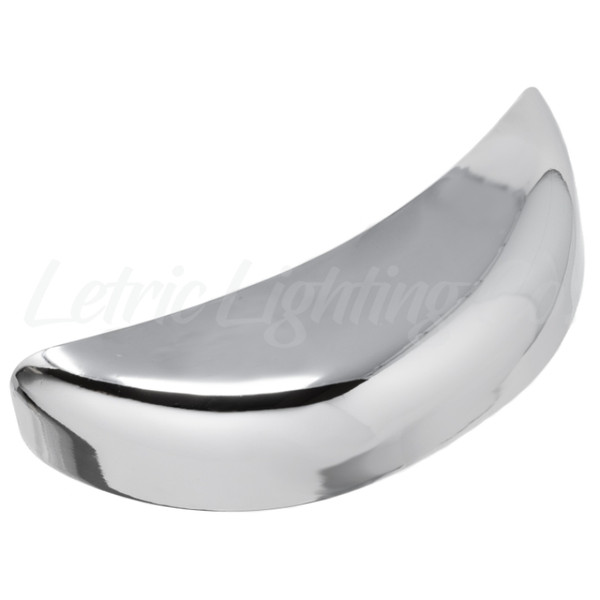 Letric Lighting 1999+ Road King Gloss Chrome Turn Signal Eliminator - LLC-TSE-C