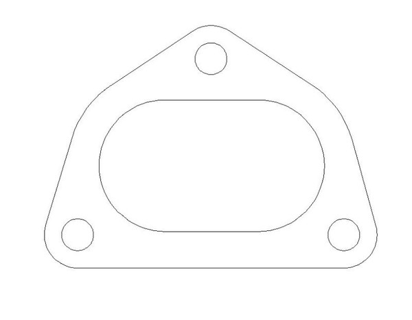 Cometic Ford/Coswroth BDA 3-Bolt .064 AM Exhaust Gasket - C4354-064