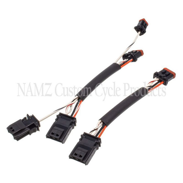 NAMZ 2012+ V-Twin Dyna Handlebar Control Xtension Harness 15in. - NHCX-J15