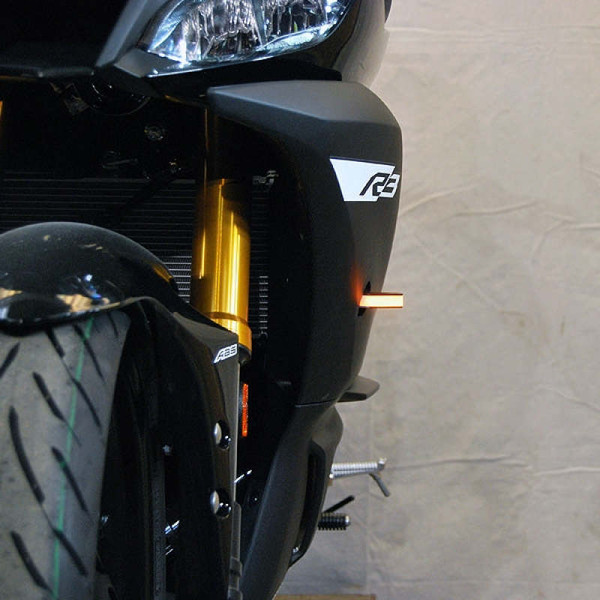 New Rage Cycles 19+ Yamaha R3 Front Turn Signals - R3-FB-BO
