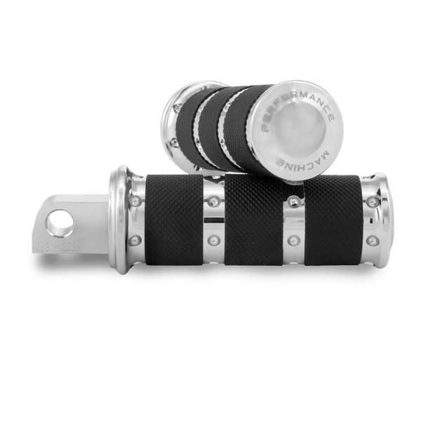 Performance Machine Footpegs XLS Rider - Chrome - 0035-1247M-CH