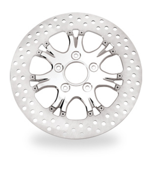 Performance Machine Disc/Carr 11.5 Heathen Rr - Chrome - 0133-1523HEAS-CH